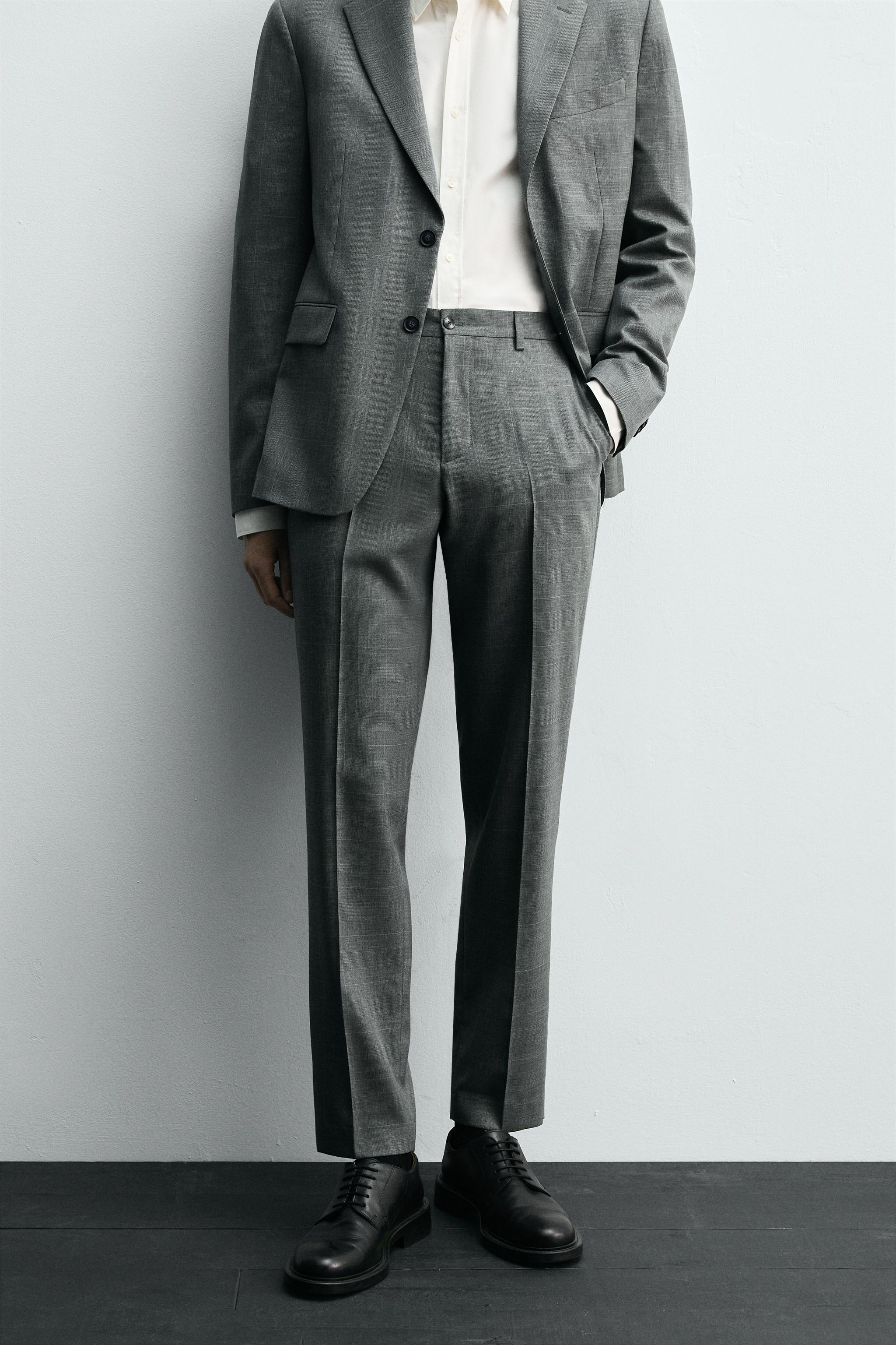 ZARA ベージュ スーツ　スリムフィット スリムフィットスーツ | メンズ | 最新コレクション | ZARA 日本