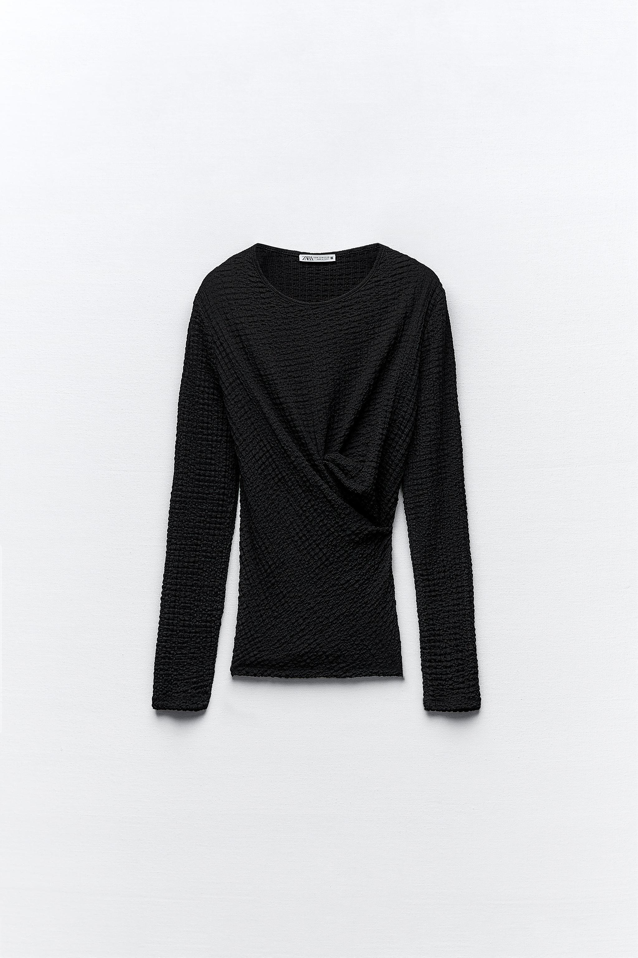 Zara long sleeve store top