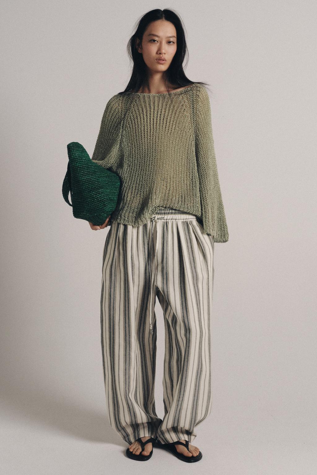 ZW COLLECTION STRIPED PAJAMA PANTS