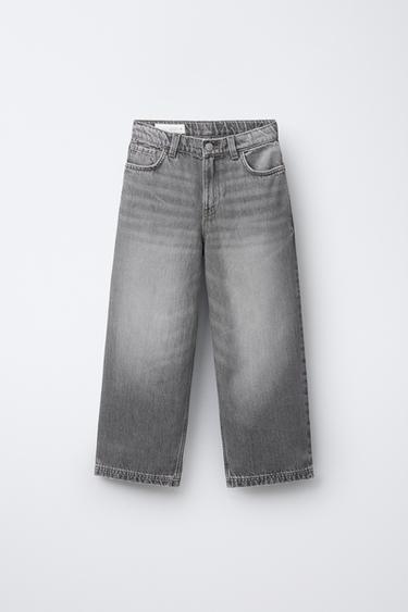JEANS RELAXED BAGGY - Gris medio de Zara