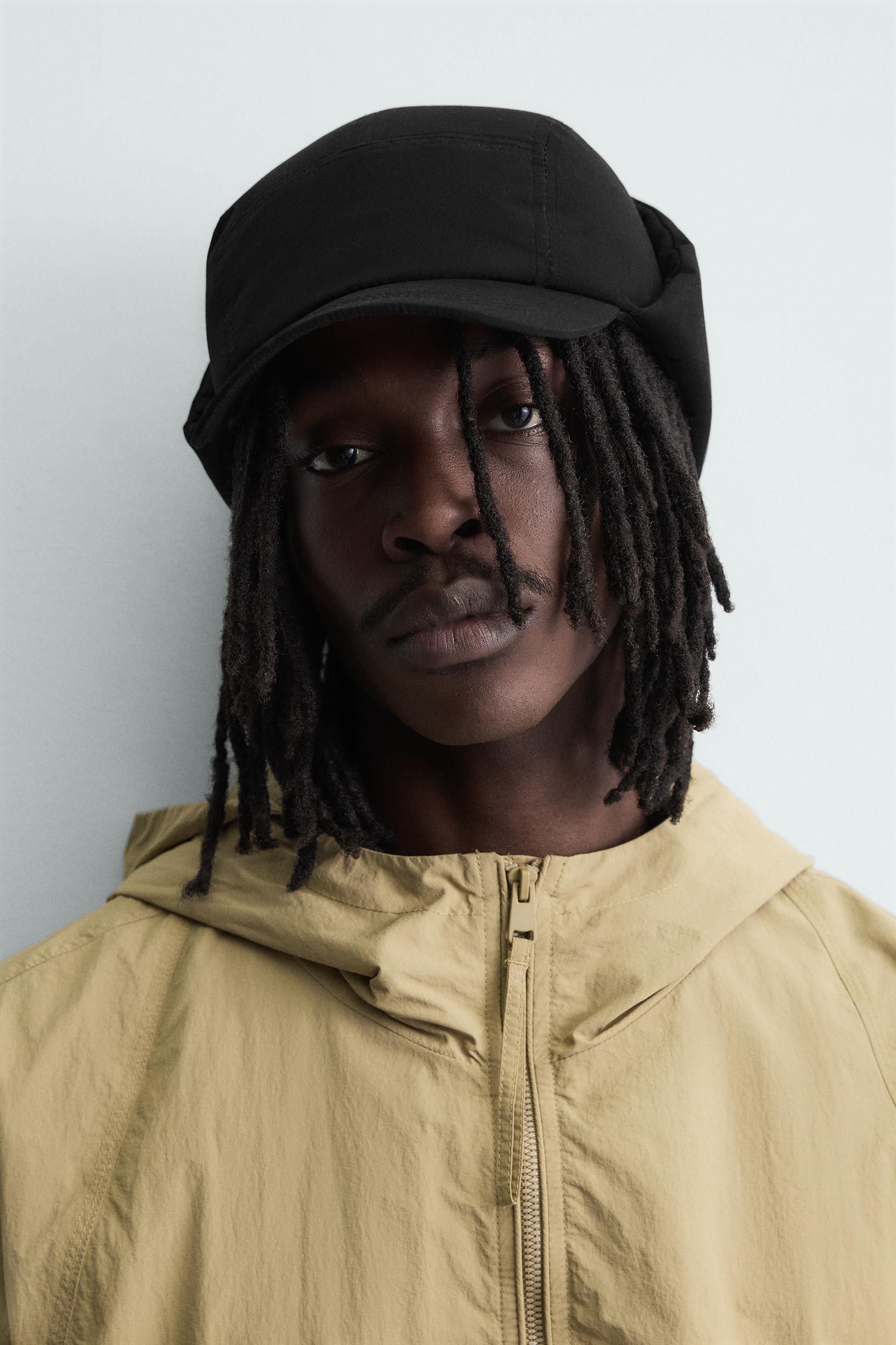 テクニカルキルティングイヤーマフキャップ - ブラック | ZARA Japan