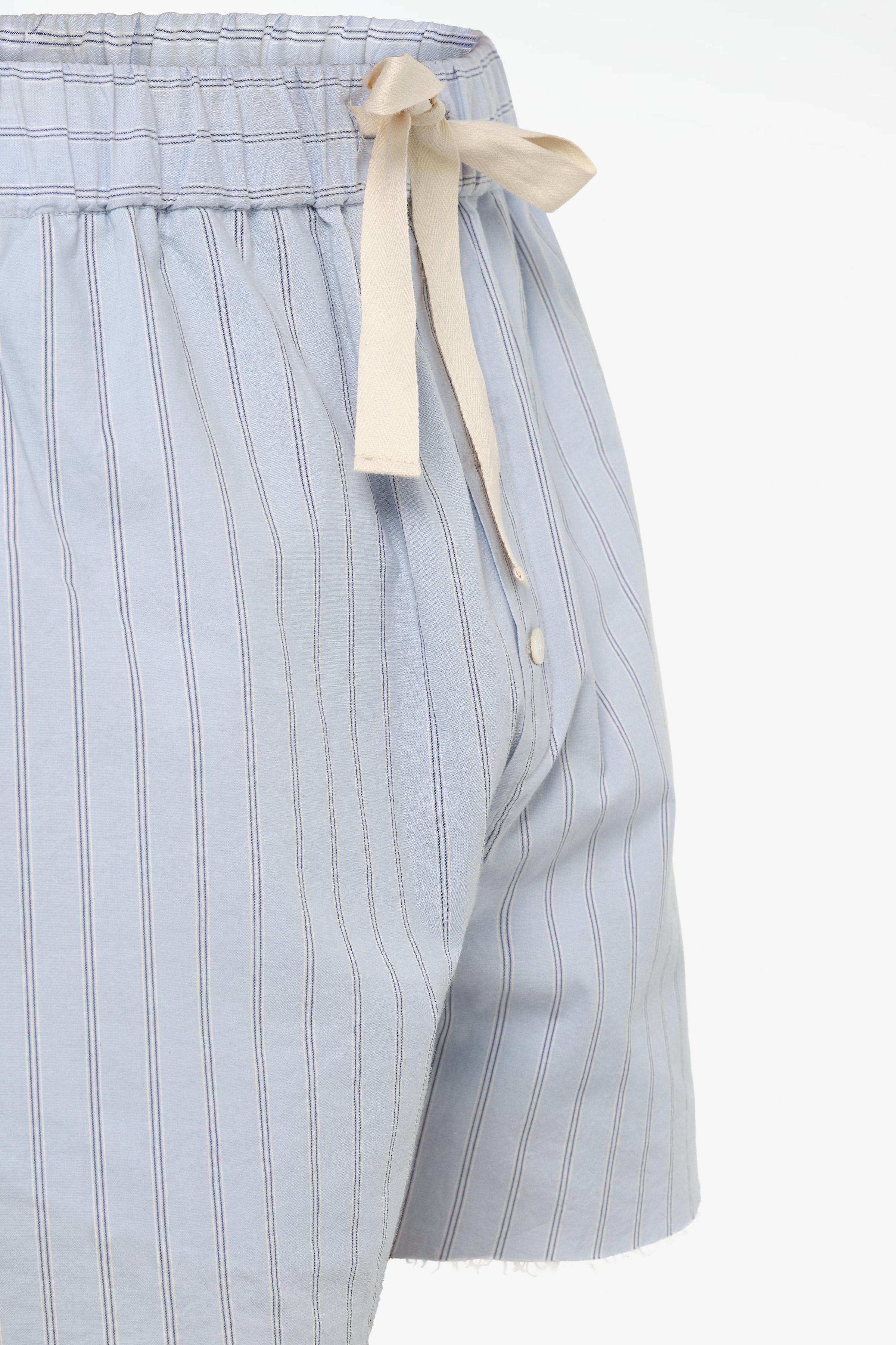 LIMITED EDITION STRIPED BOXER SHORTS - Light blue | ZARA United States