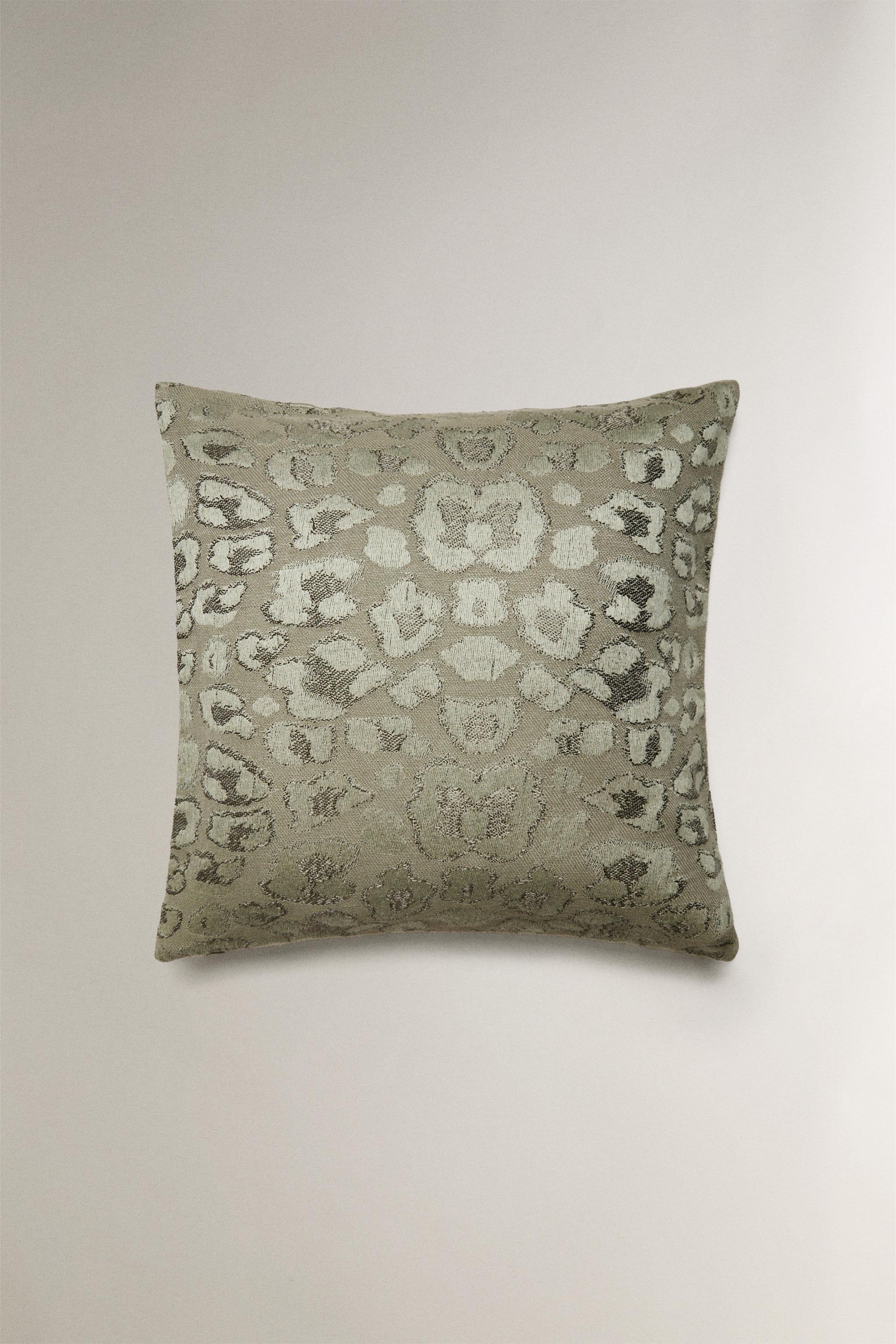Federa Per Cuscino Quadrata 45x45 Cm Con Stampa Rana Verde - Lino Naturale, Doppia Faccia, Cerniera Nascosta - 2