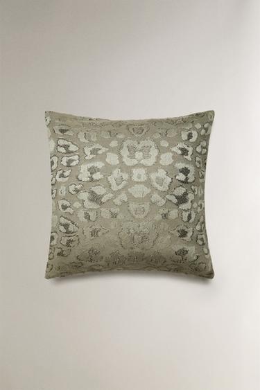 HOUSSE DE COUSSIN ANIMAL PRINT - Vert moyen de Zara - Image 1