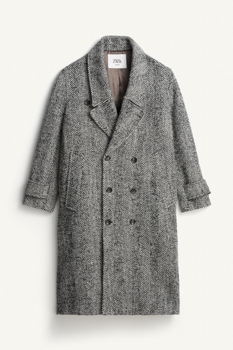 Abrigo oversize fit espiga