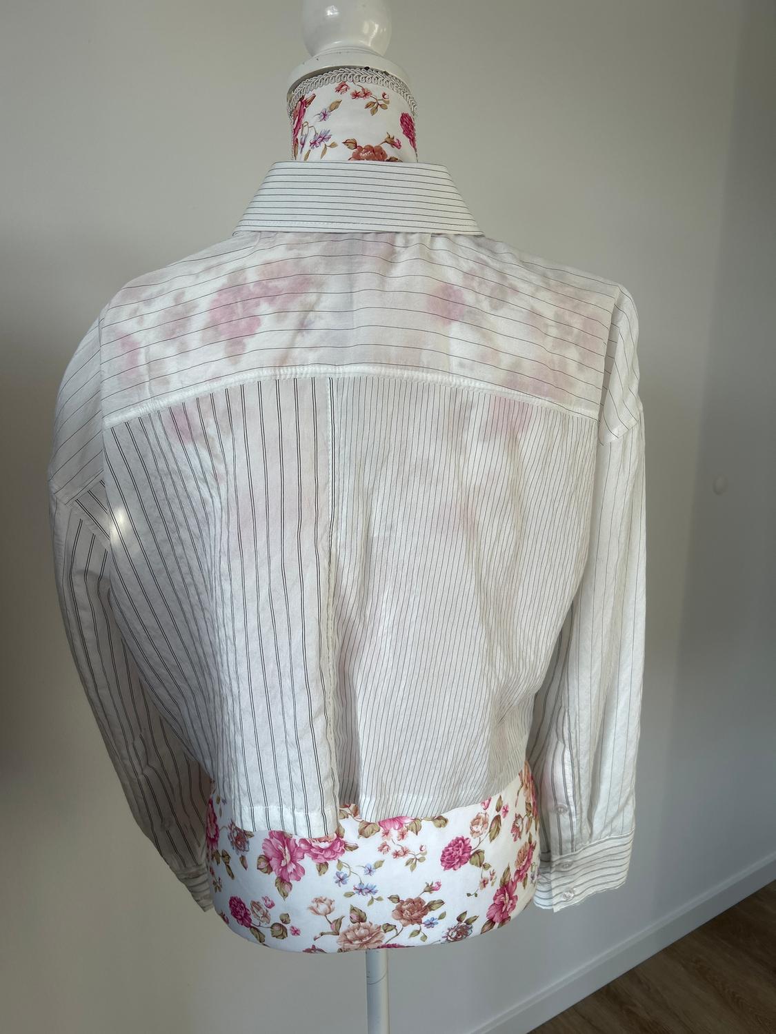 CROPPED STRIPED SHIRT - Image 2