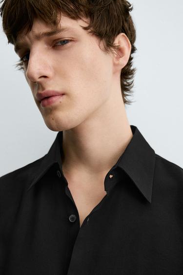 CHEMISE FLUIDE LIMITED EDITION - Noir de Zara - Image 6