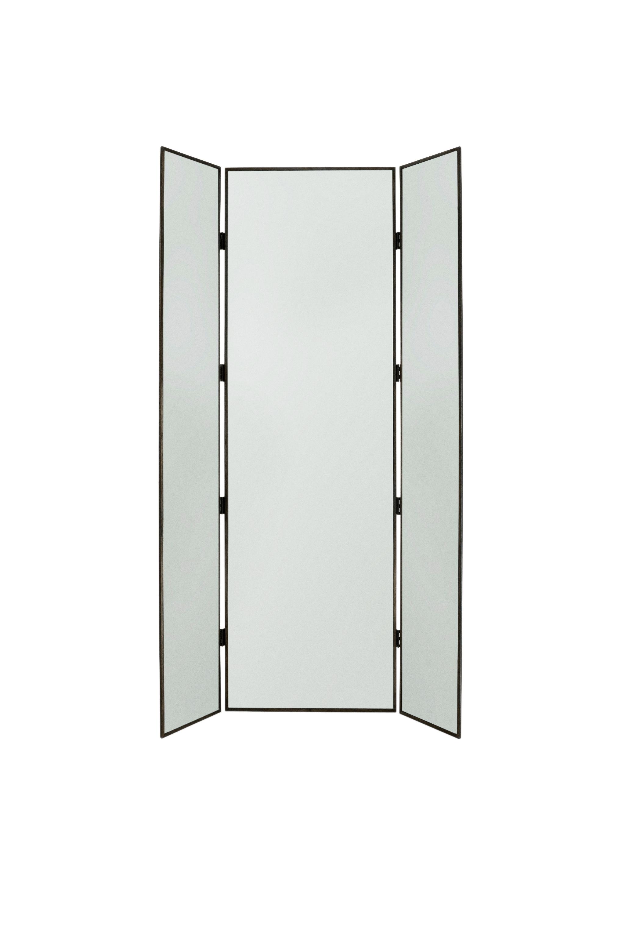 メタルレッグ トリプティックミラー - ブラック | ZARA Japan / 日本