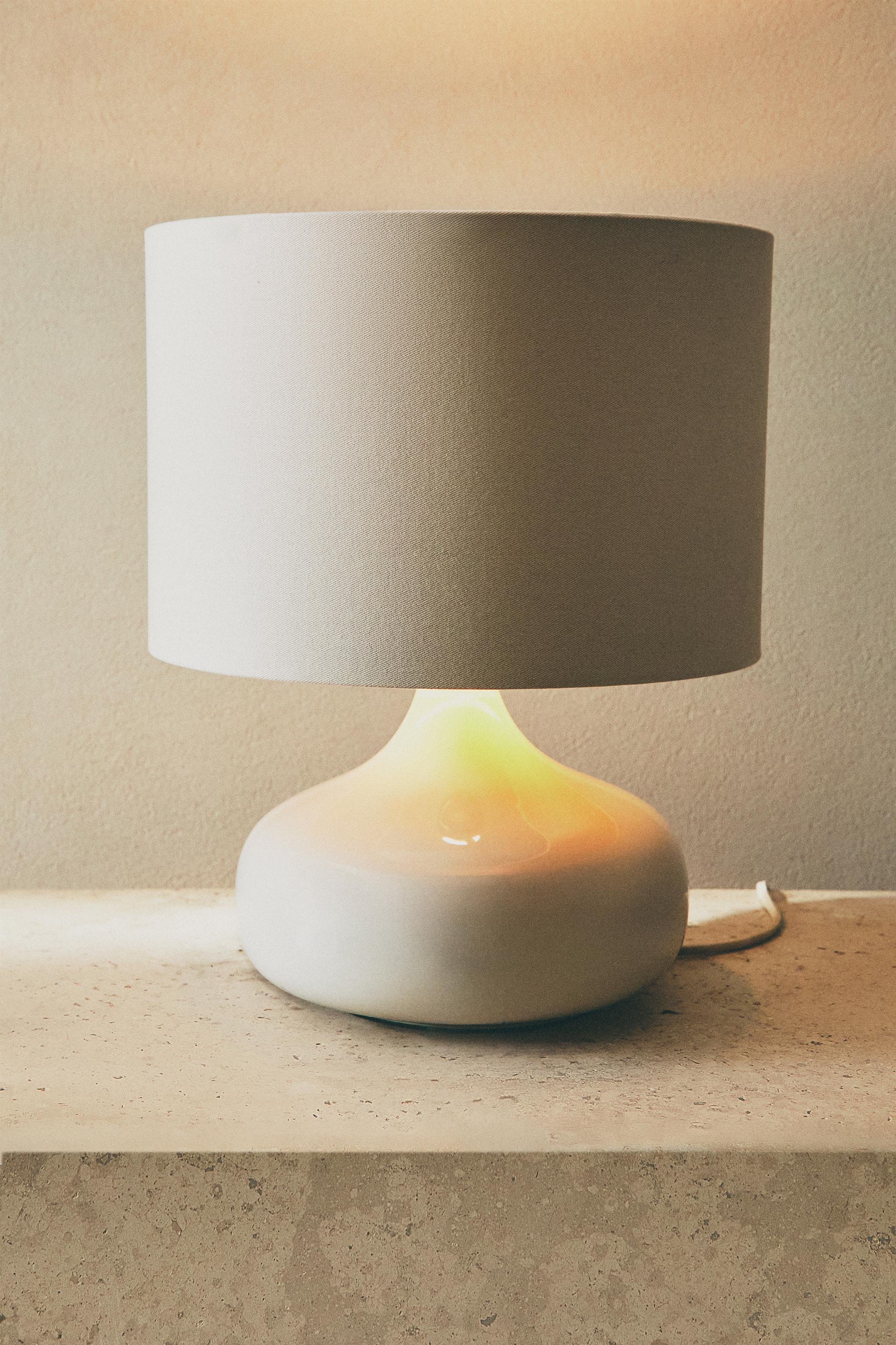 LAMPE DE TABLE BASE CÉRAMIQUE