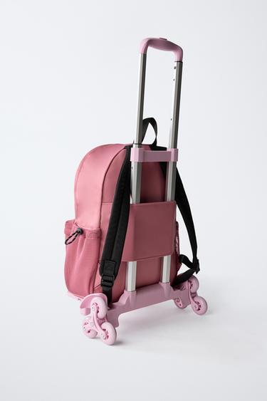SAC À DOS ÉCOLE EN RÉSILLE - Rose de Zara - Image 5