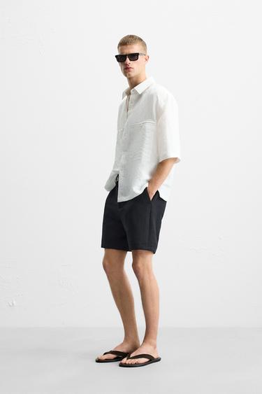 STRIPED JACQUARD SHIRT - White by Zara - Image 3