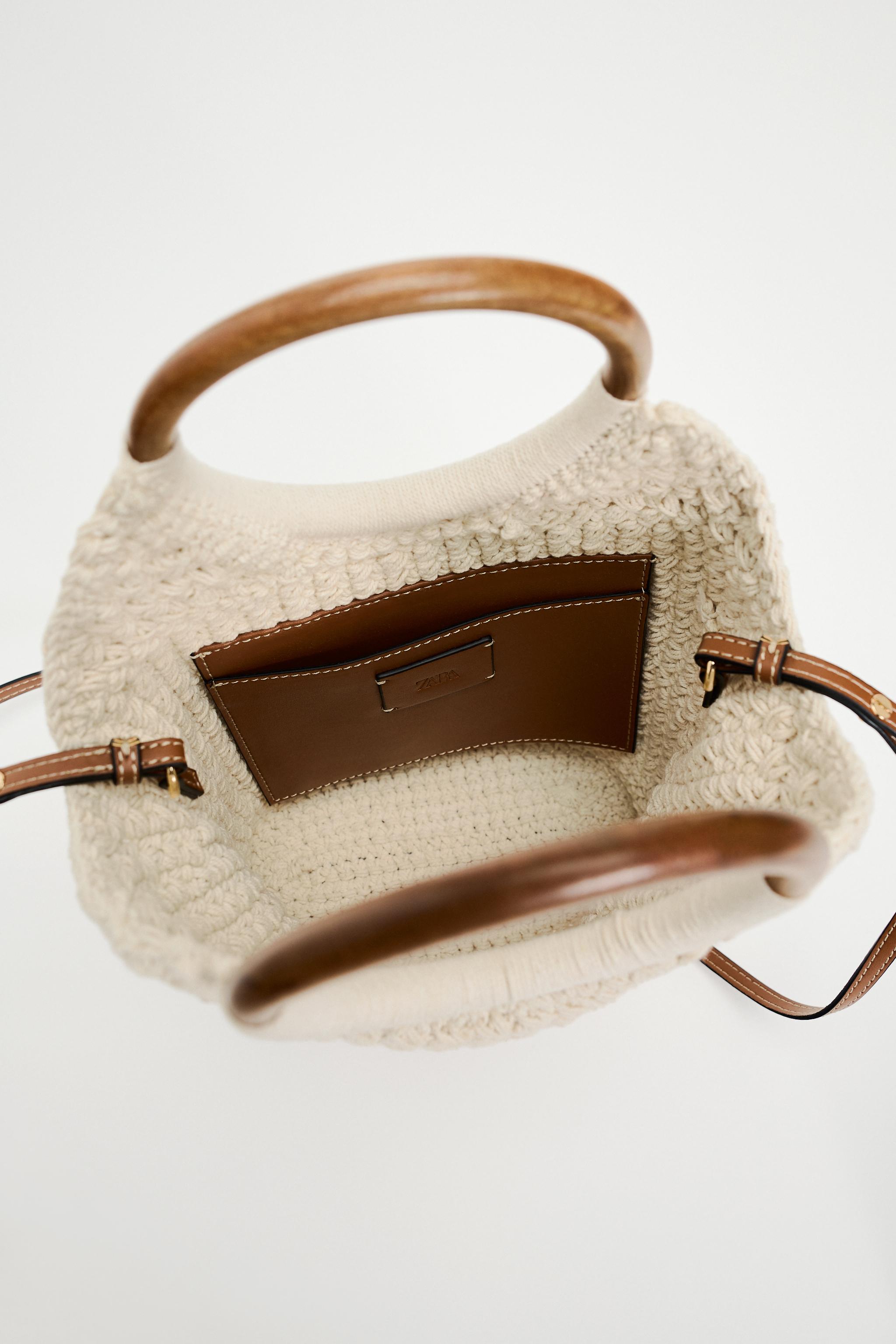 Bolso Bambu Zara Bolsa Viaje Zara Home Bolsas De Playa