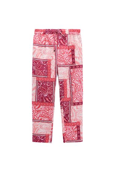PRINTED PYJAMA BOTTOMS