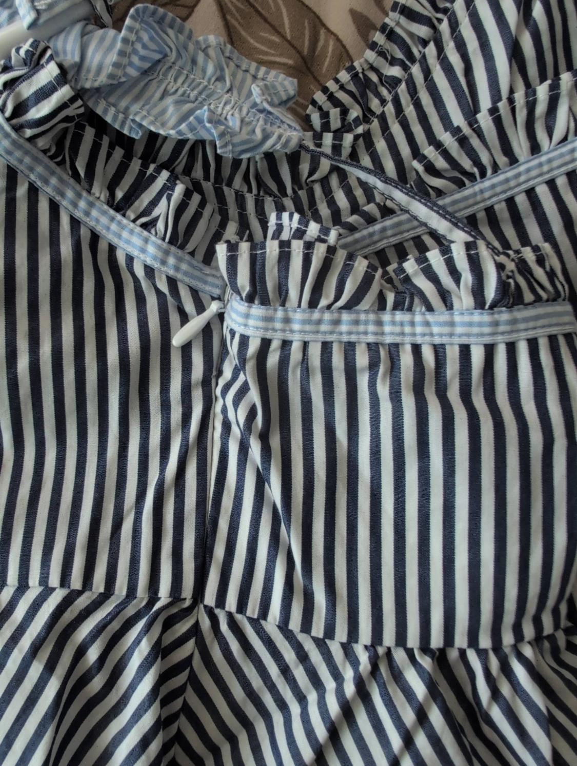 STRIPED TOP WITH THIN STRAPS - Image 4