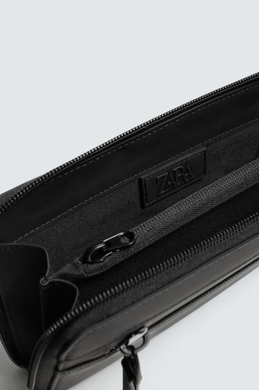 RUBBERISED WALLET - Black by Zara - Image 4