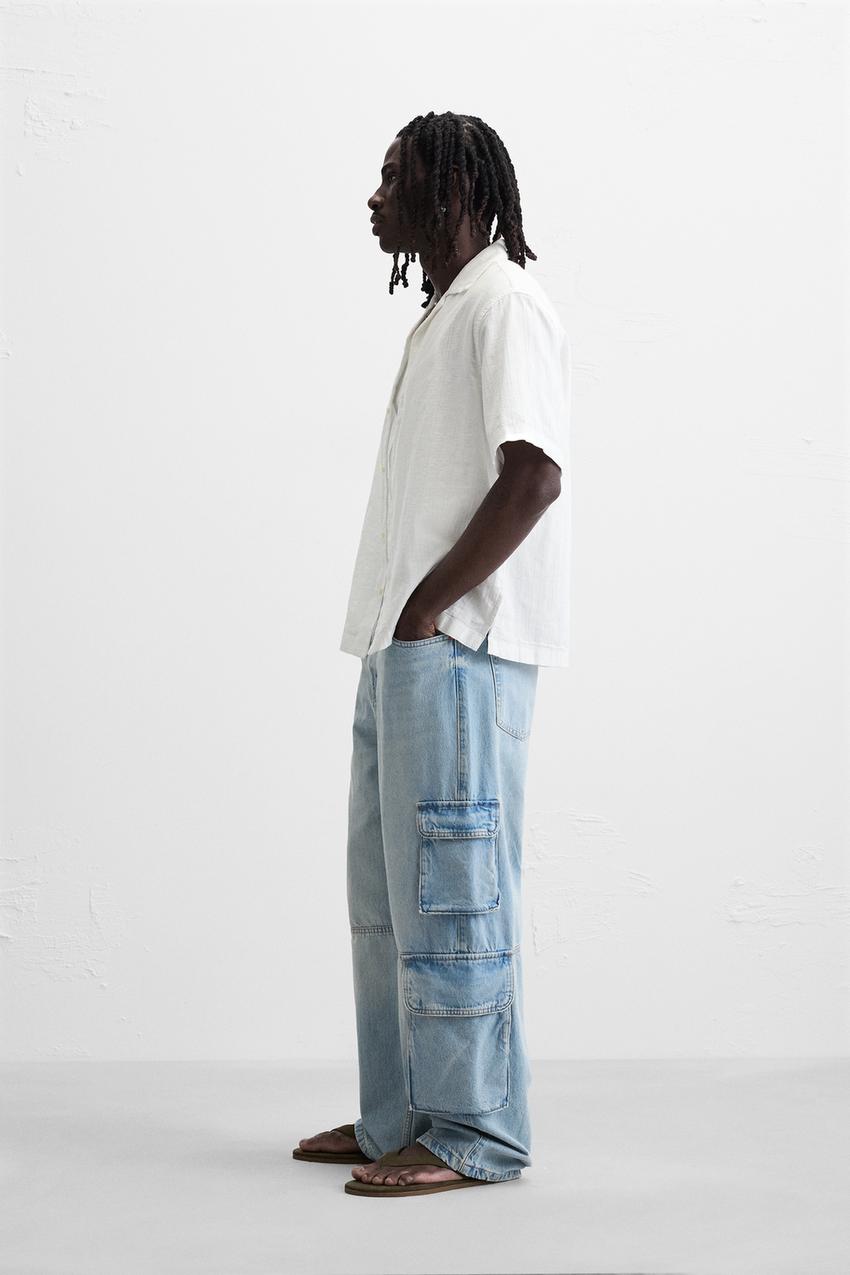 CAMISA DENIM COM ESTRUTURA