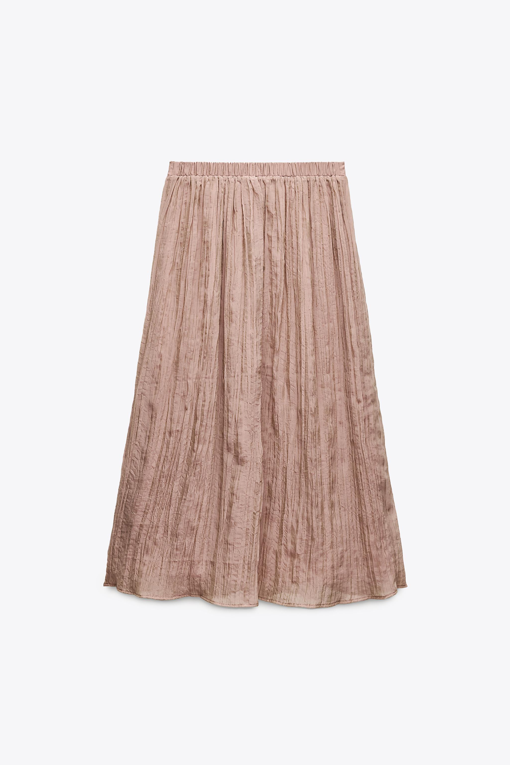 Outfit Falda Plisada Falda Morada Larga Zara Midi Skirt Falda Zara