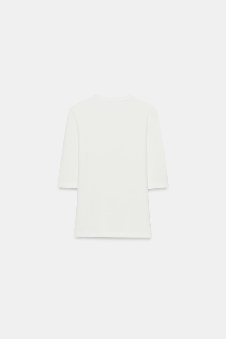 ELBOW-SLEEVE T-SHIRT