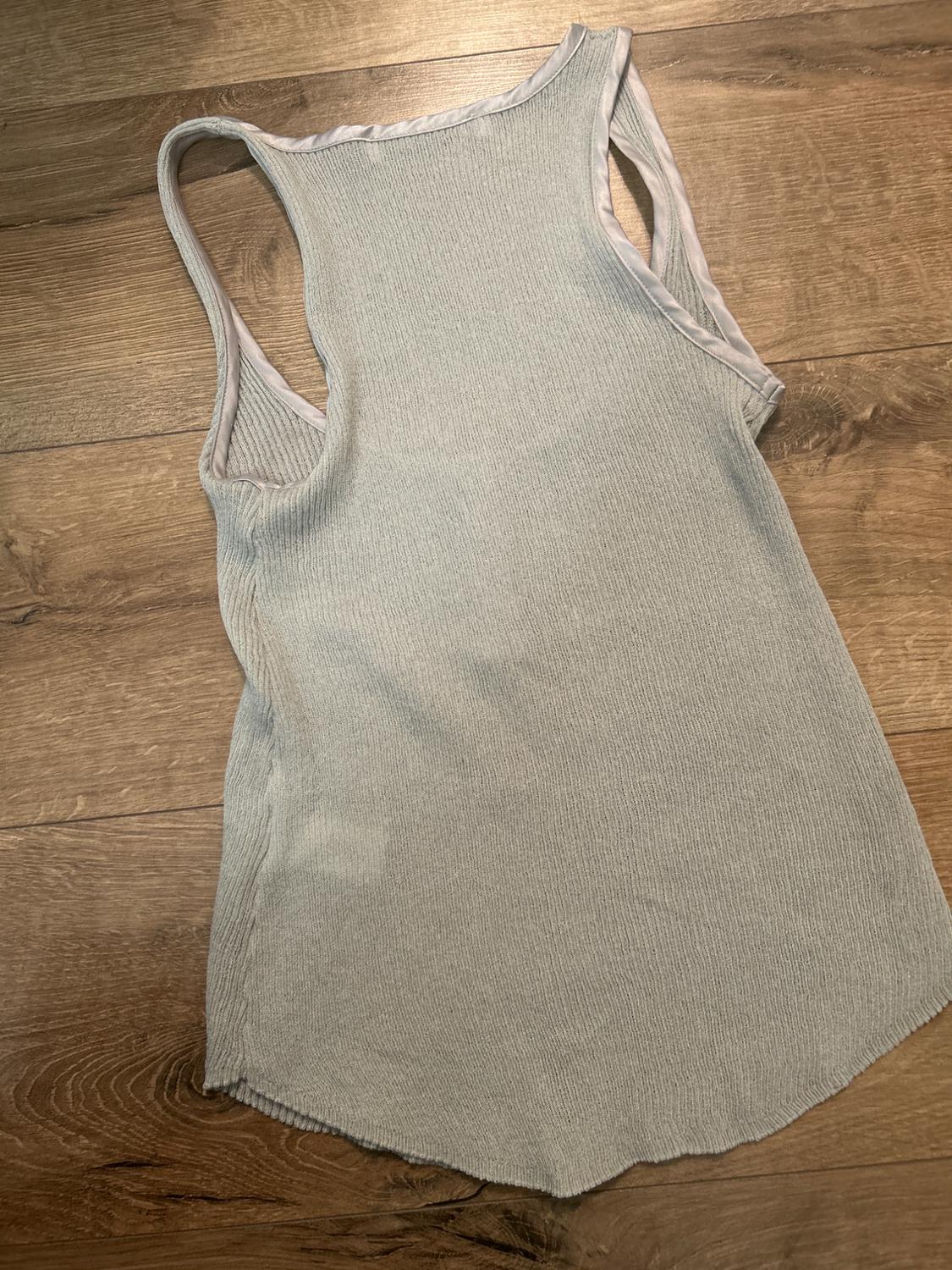 MATCHING SATIN KNIT TOP - Image 3