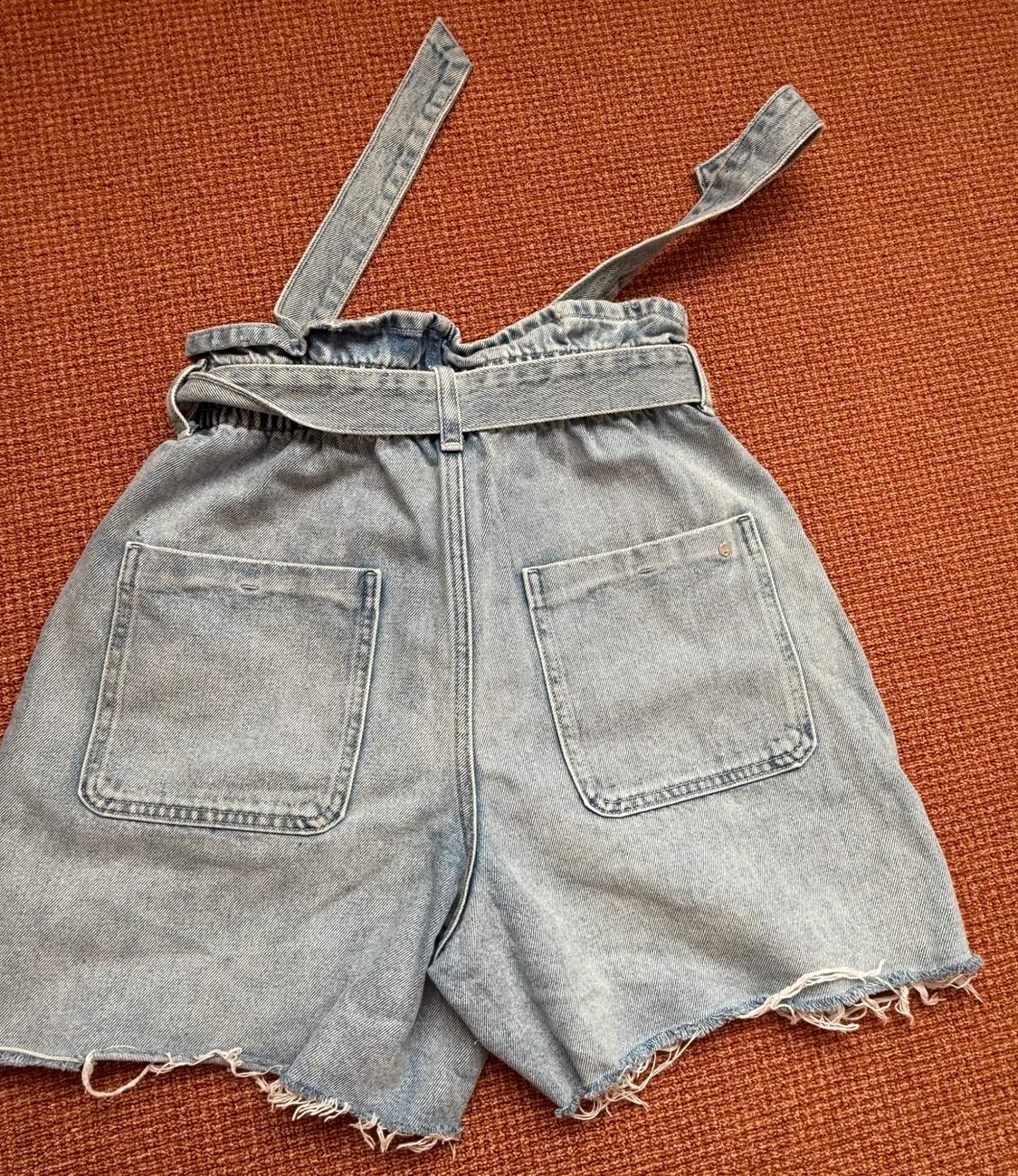 PAPERBAG DENIM BERMUDA SHORTS - Image 2