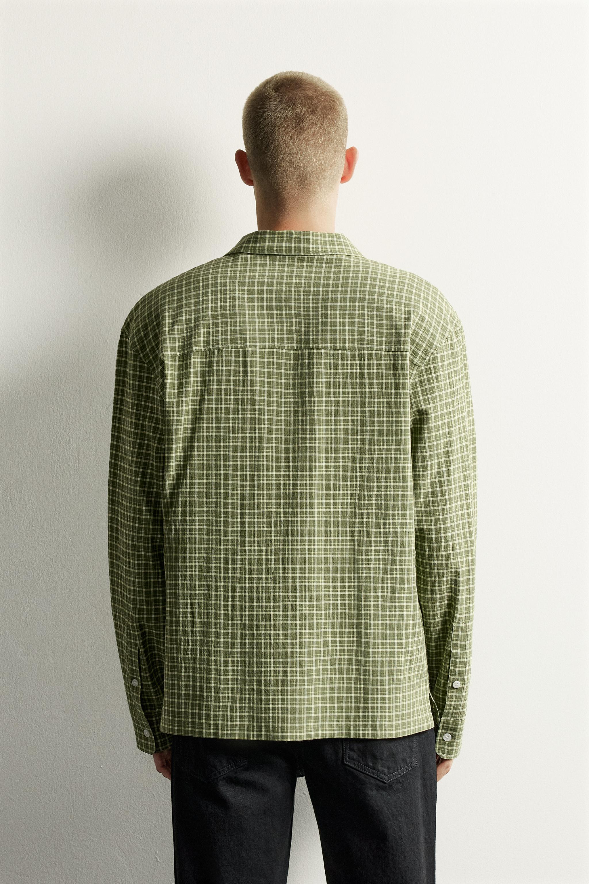 CHEMISE FLUIDE À CARREAUX