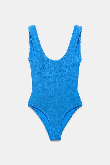 TEXTURED SWIMSUIT - Bluish by Zara - Image 5