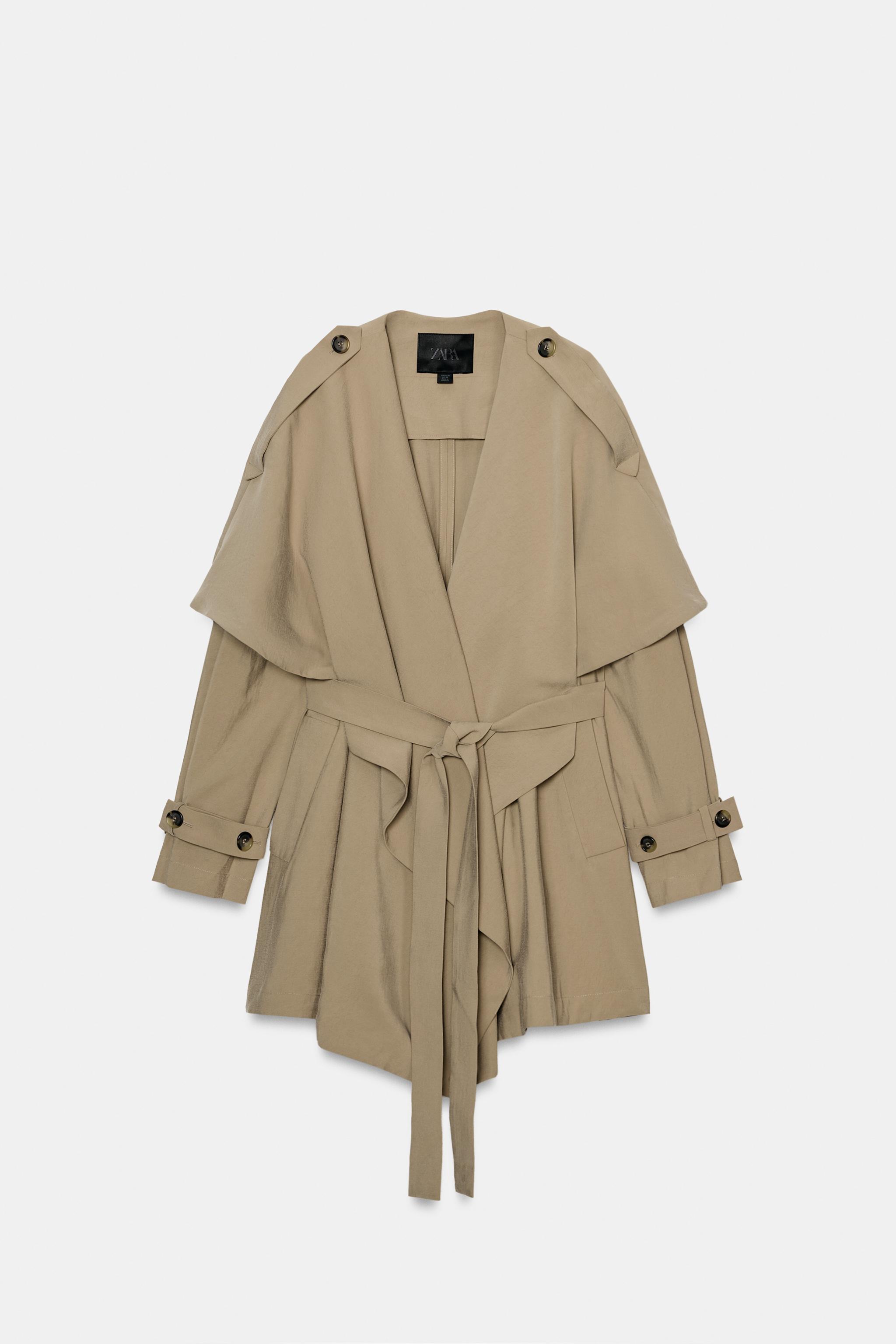 ZW COLLECTION FLOWY SHORT TRENCH