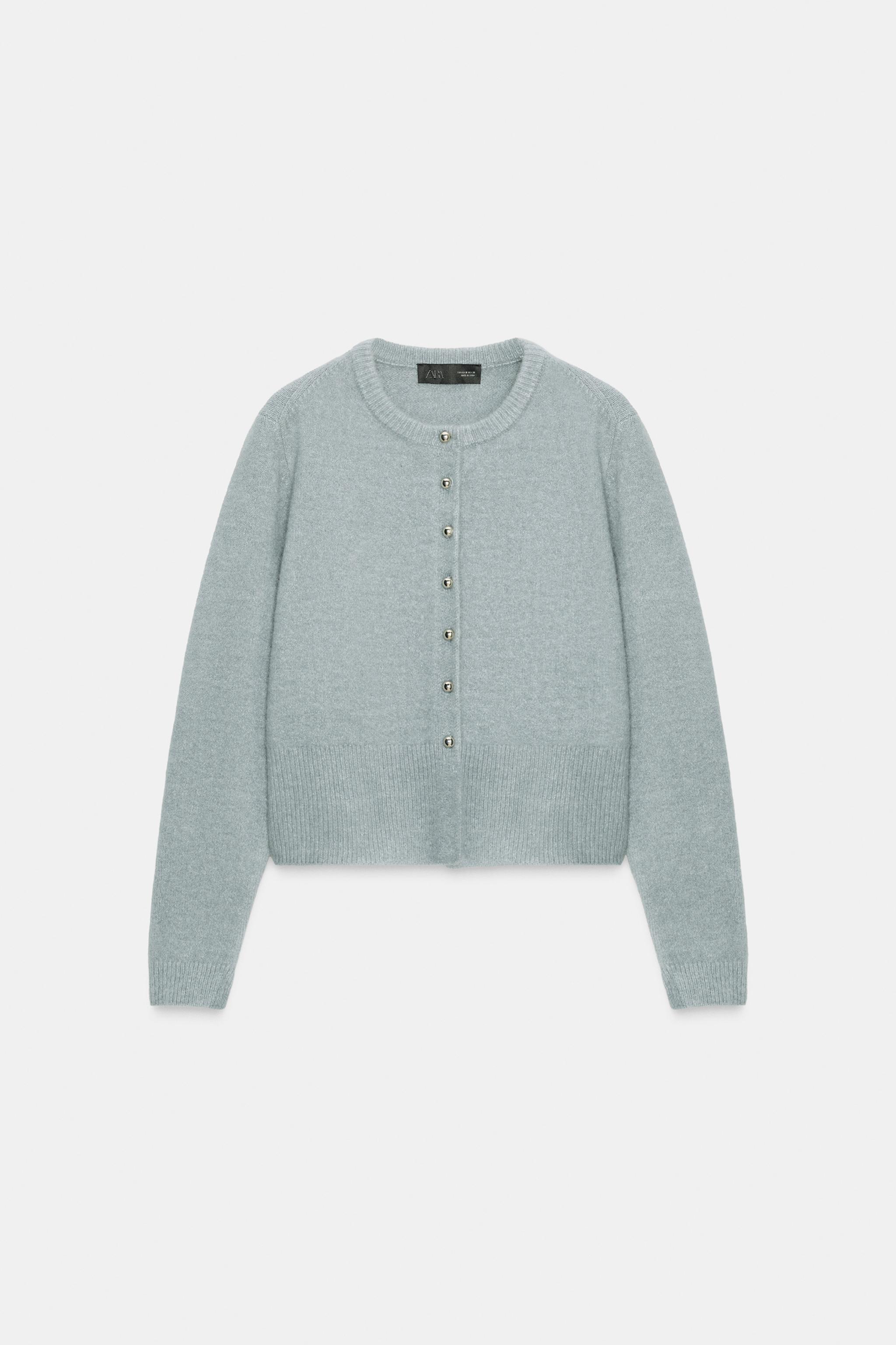 CARDIGAN WITH BALL BUTTONS