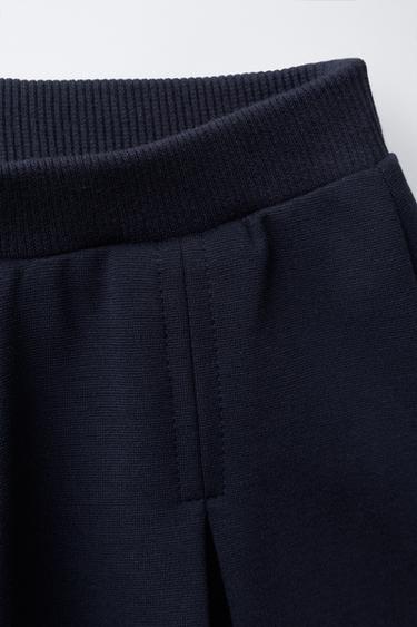 JUPE-SHORT BERMUDA PLIS - Bleu marine de Zara - Image 2