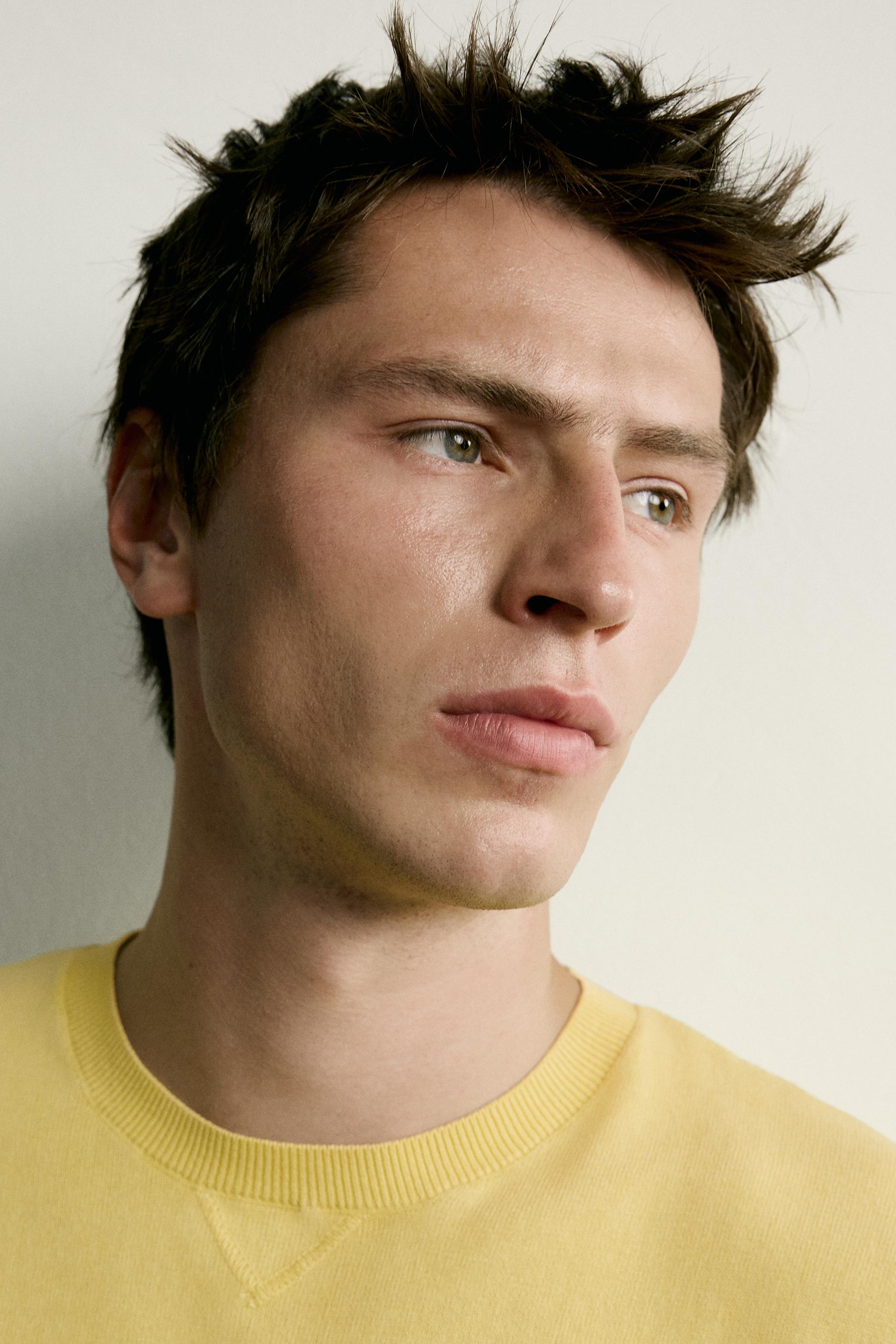 Zara REGULAR FIT ÖRGÜ T-SHIRT görsel 5