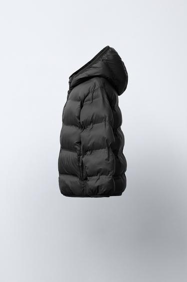 ULTRALIGHT HOODED PUFFER JACKET - Black by Zara - Image 2