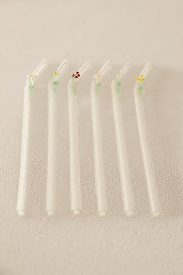 PAKKE MED BLOMSTREDE SUGERØR I GLAS (PAKKE MED 6) - 990 fra Zara