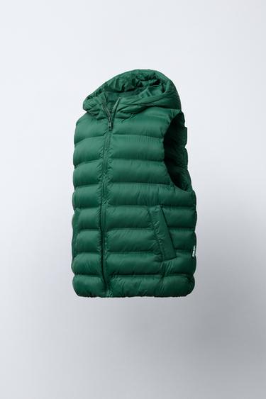 ULTRALIGHT WATER-REPELLENT GILET - Green by Zara - Image 1