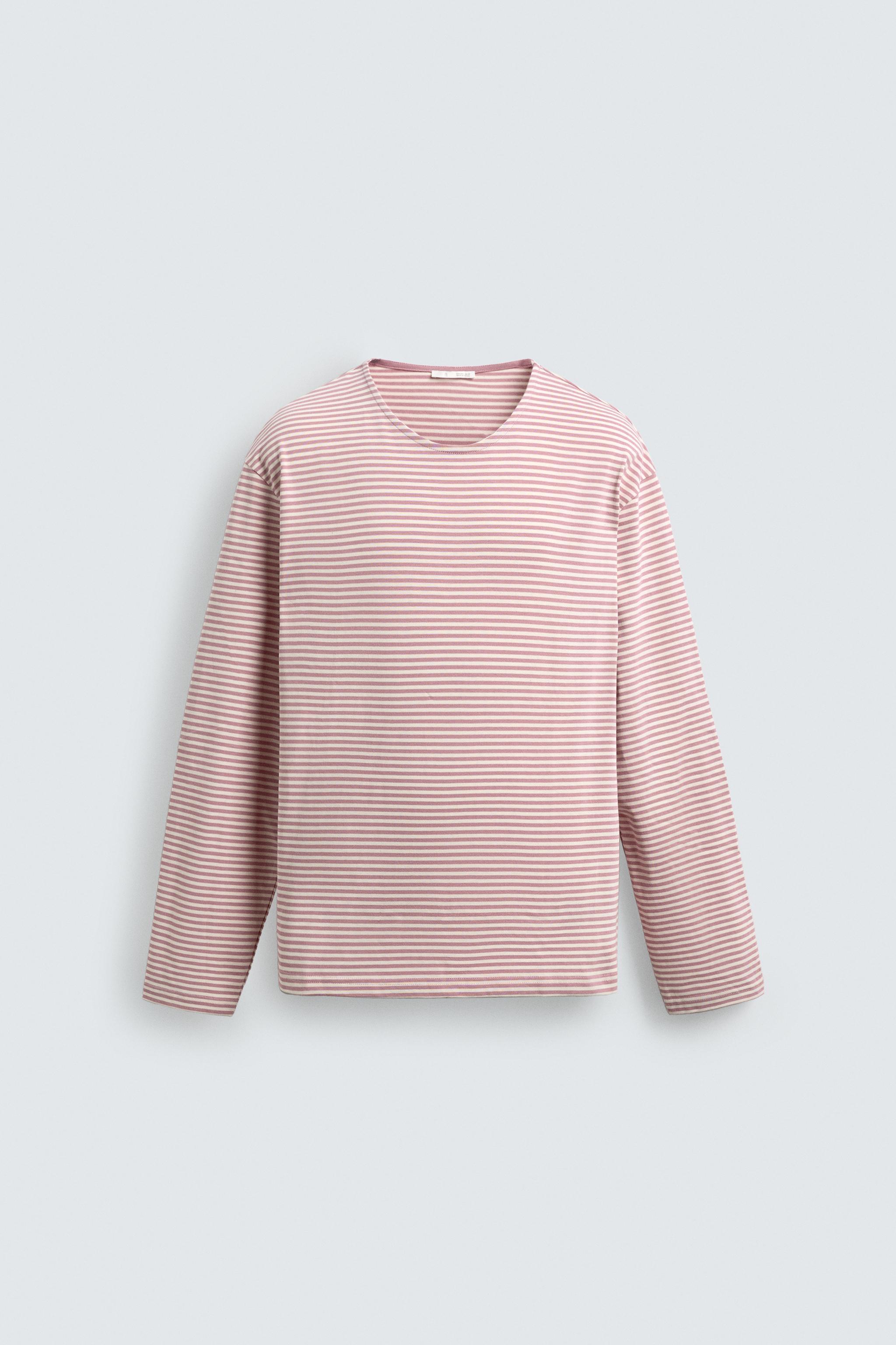 STRIPED JACQUARD T-SHIRT