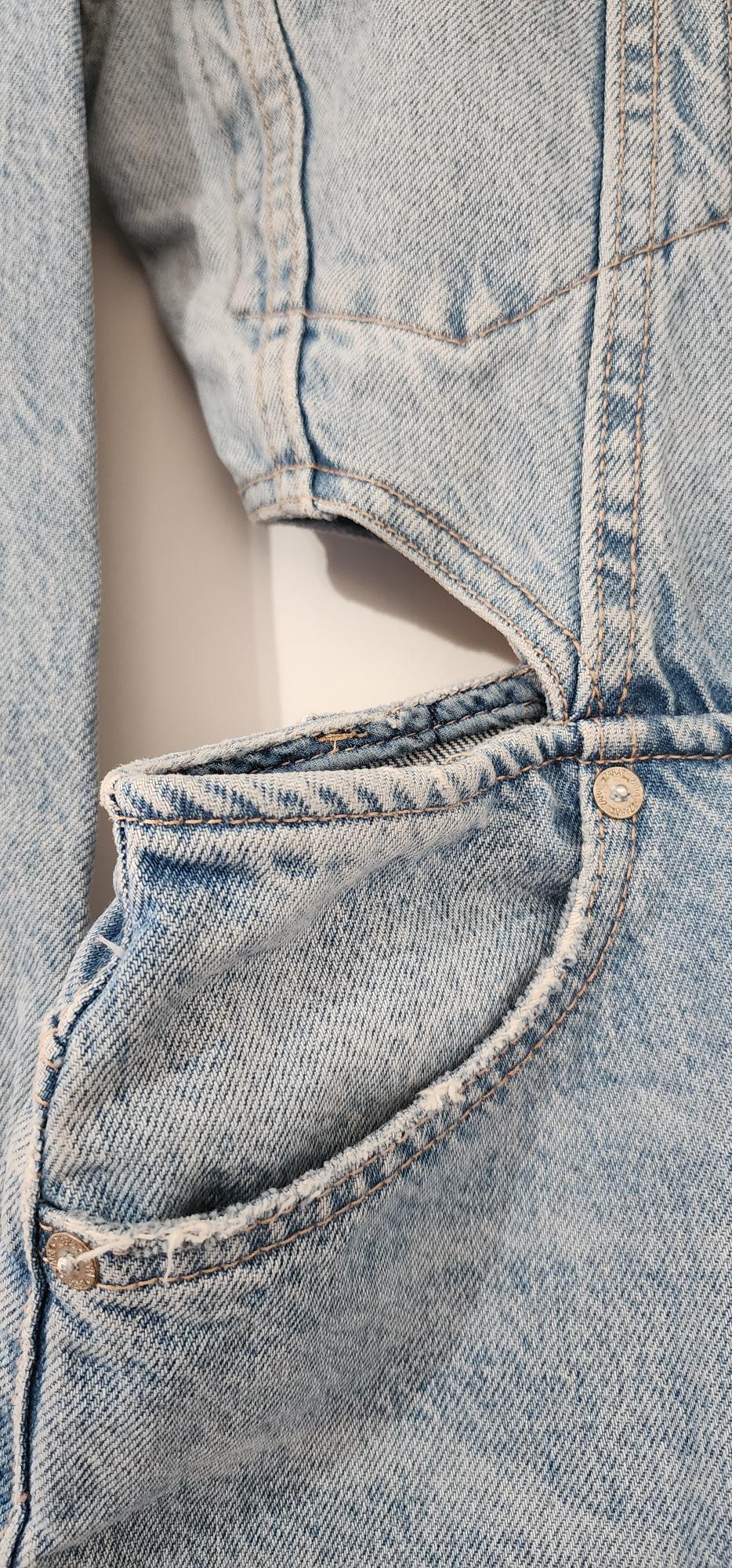 FULL LENGTH DENIM JUMPSUIT - Image 5