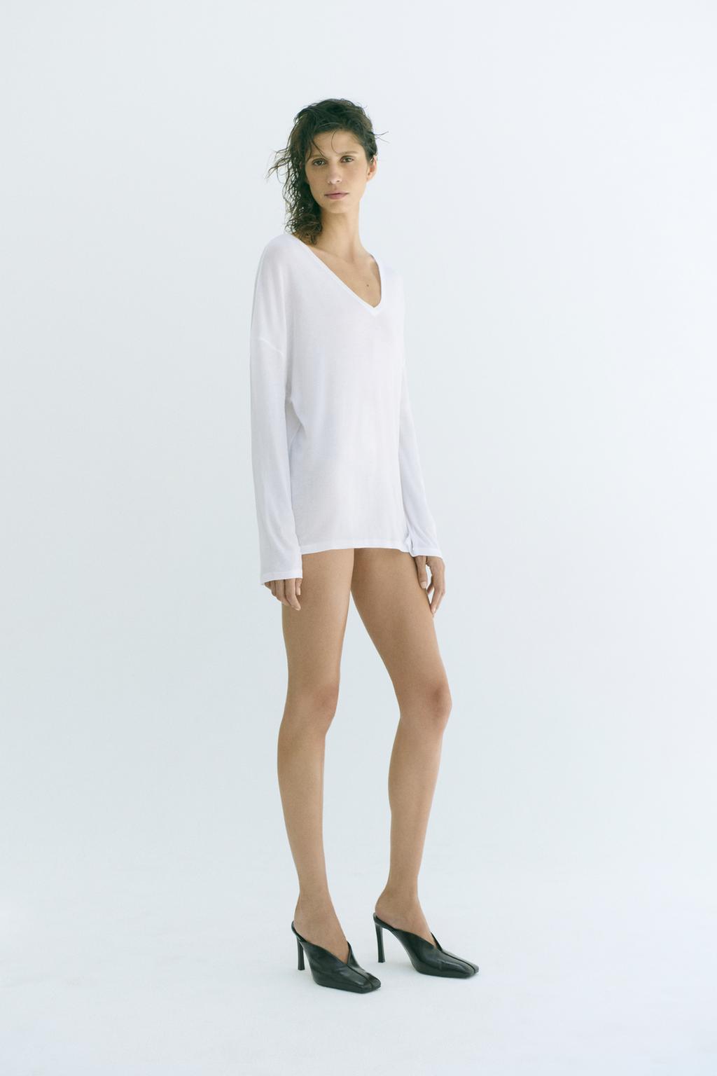 Pambıq oversize köynək