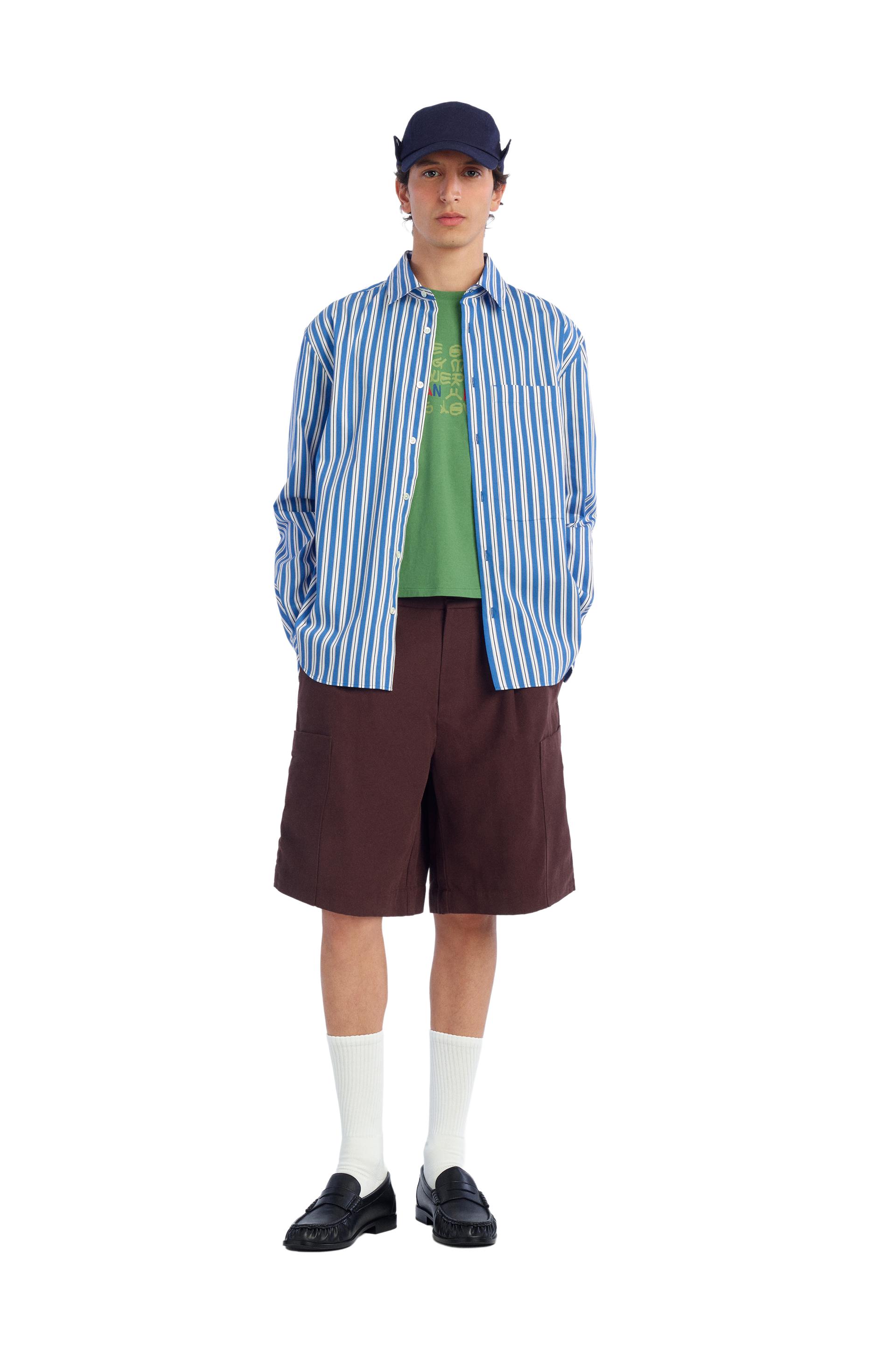 Relaxed Fit Striped Shirt