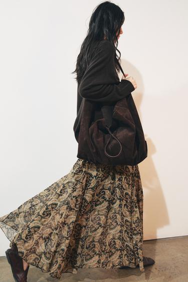 JUPE LONGUE PAISLEY ZW COLLECTION - Multicolore de Zara - Image 2