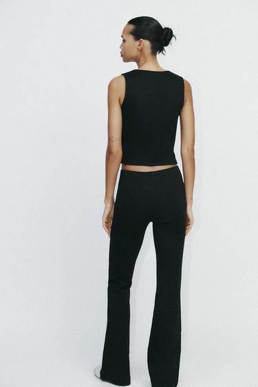 INTERLOCK VEST TOP - Black by Zara - Image 3