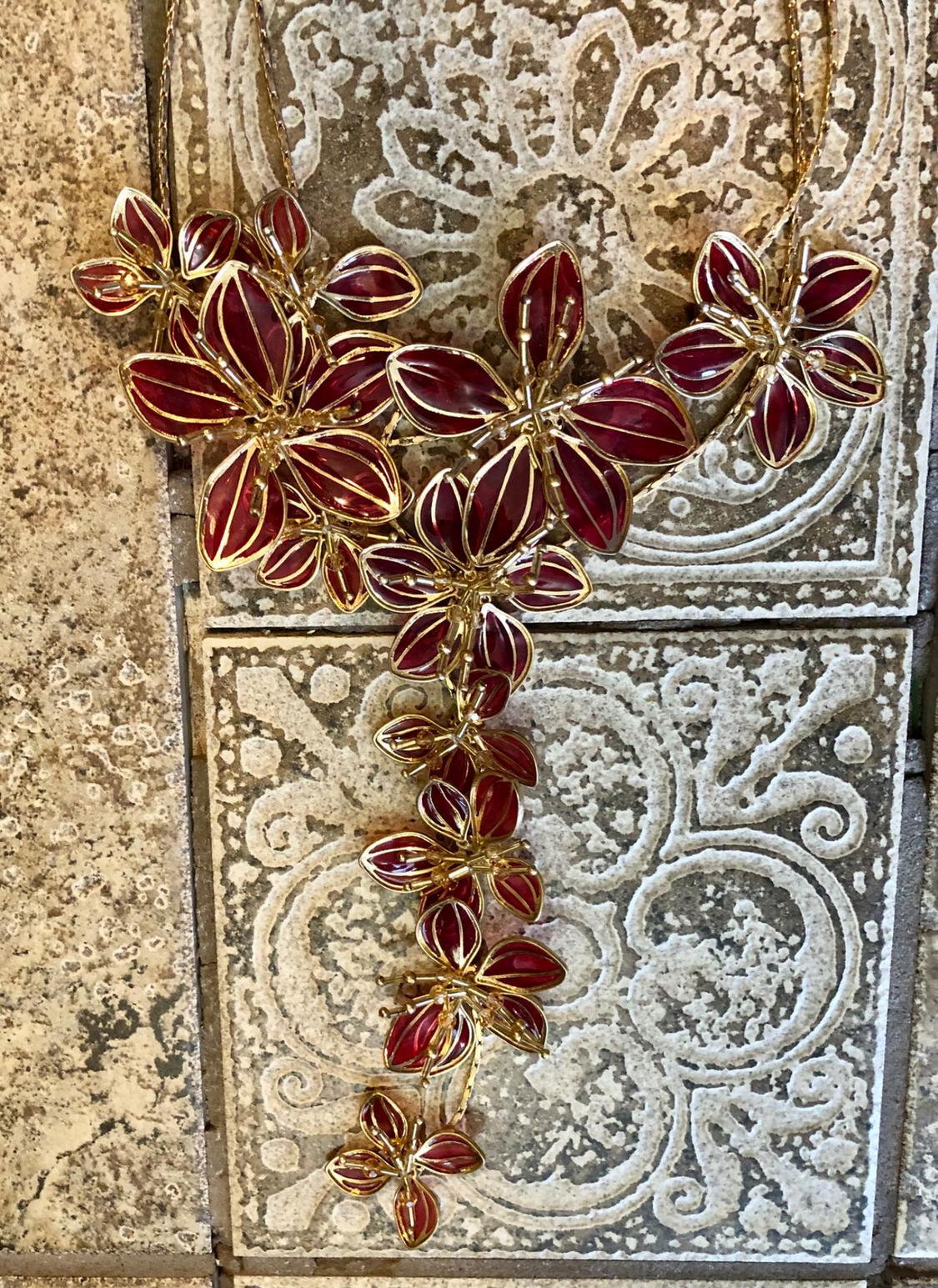 COLLAR LARGO FLORES - Image 3