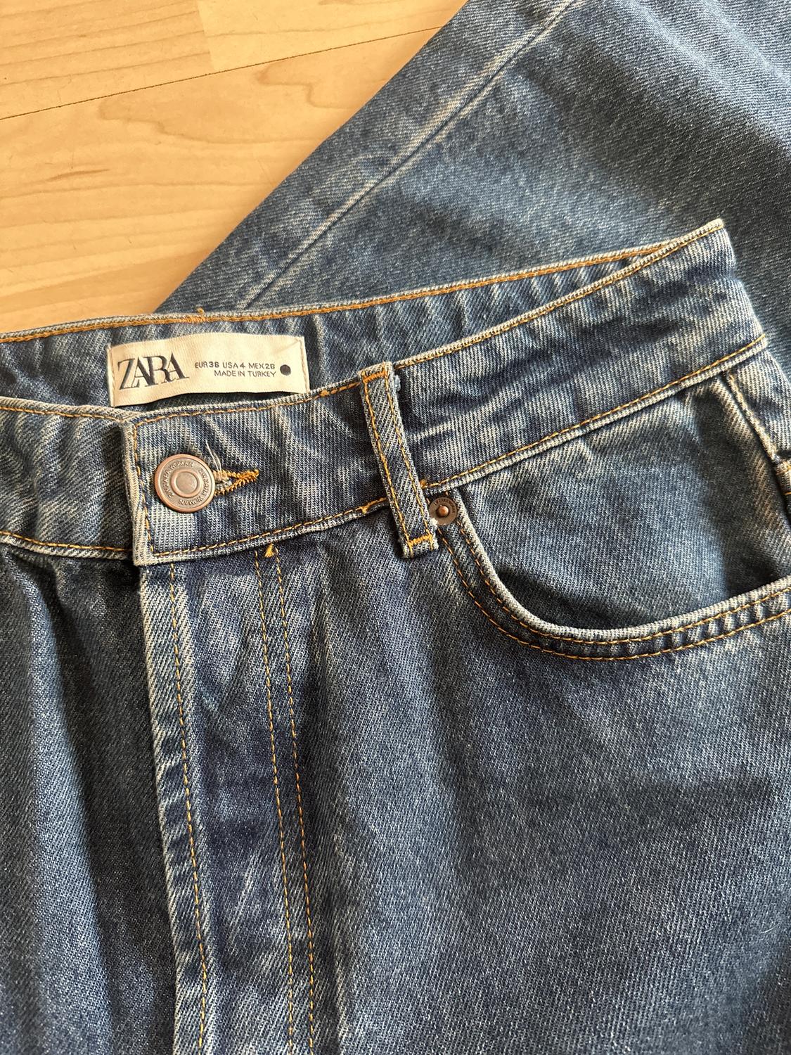ZW WIDE LEG MID-WAIST JEANS - Image 3