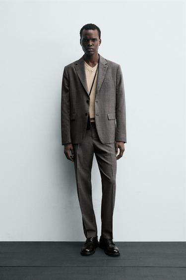 CHECK SUIT -  by Zara