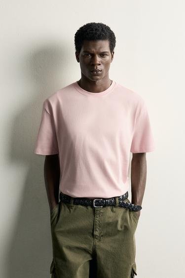 BASIC HEAVYWEIGHT T-SHIRT /03 — Faded pink 2