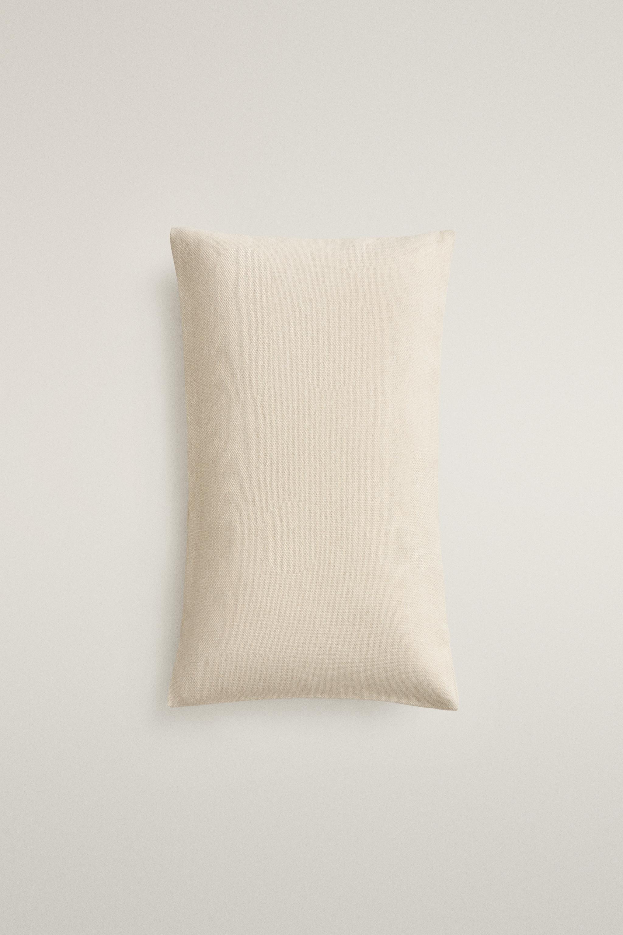 PLAIN CUSHION COVER — Light beige