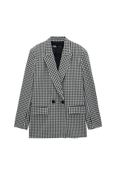 DOUBLE-BREASTED OVERSIZED BLAZER