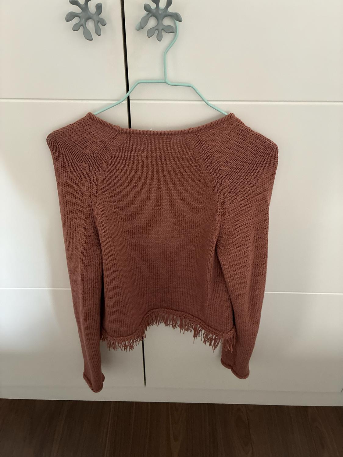 KNIT CARDIGAN WITH FRINGING - Image 2