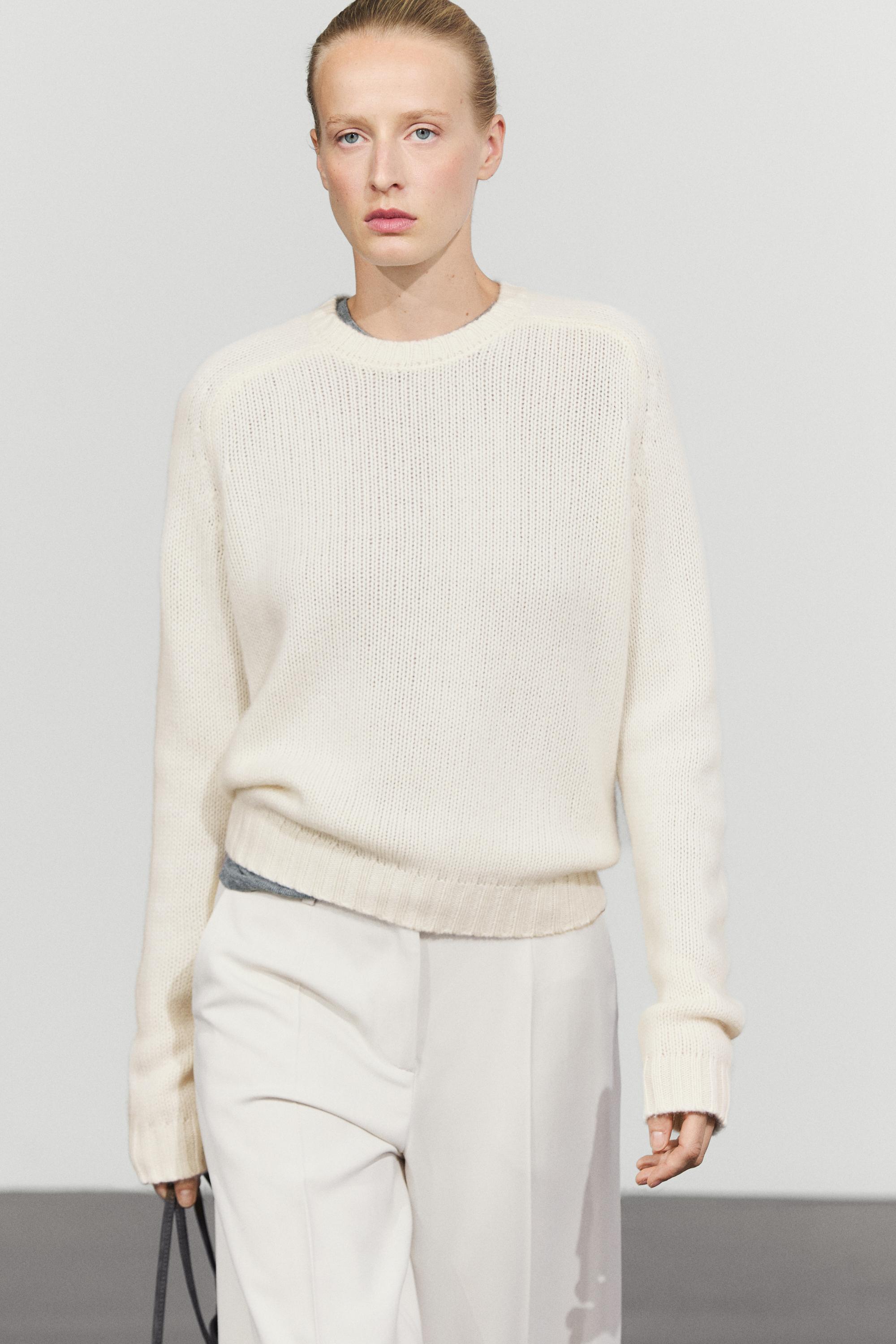 Pull maille 100 % cachemire