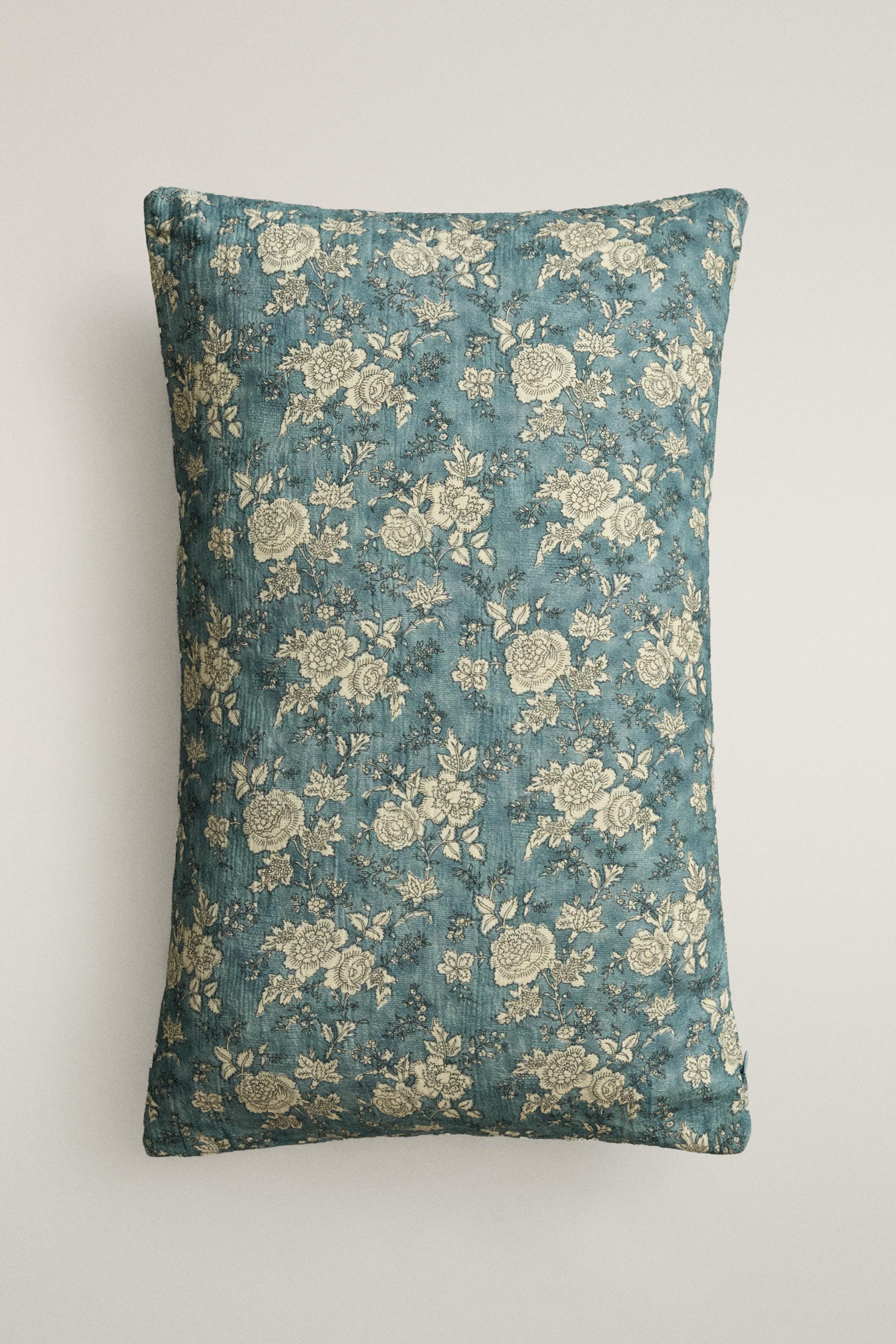 HOUSSE DE COUSSIN FLORALE