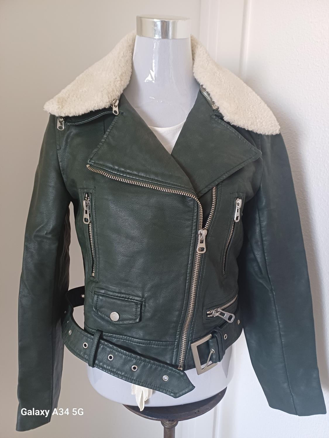 FAUX LEATHER JACKET