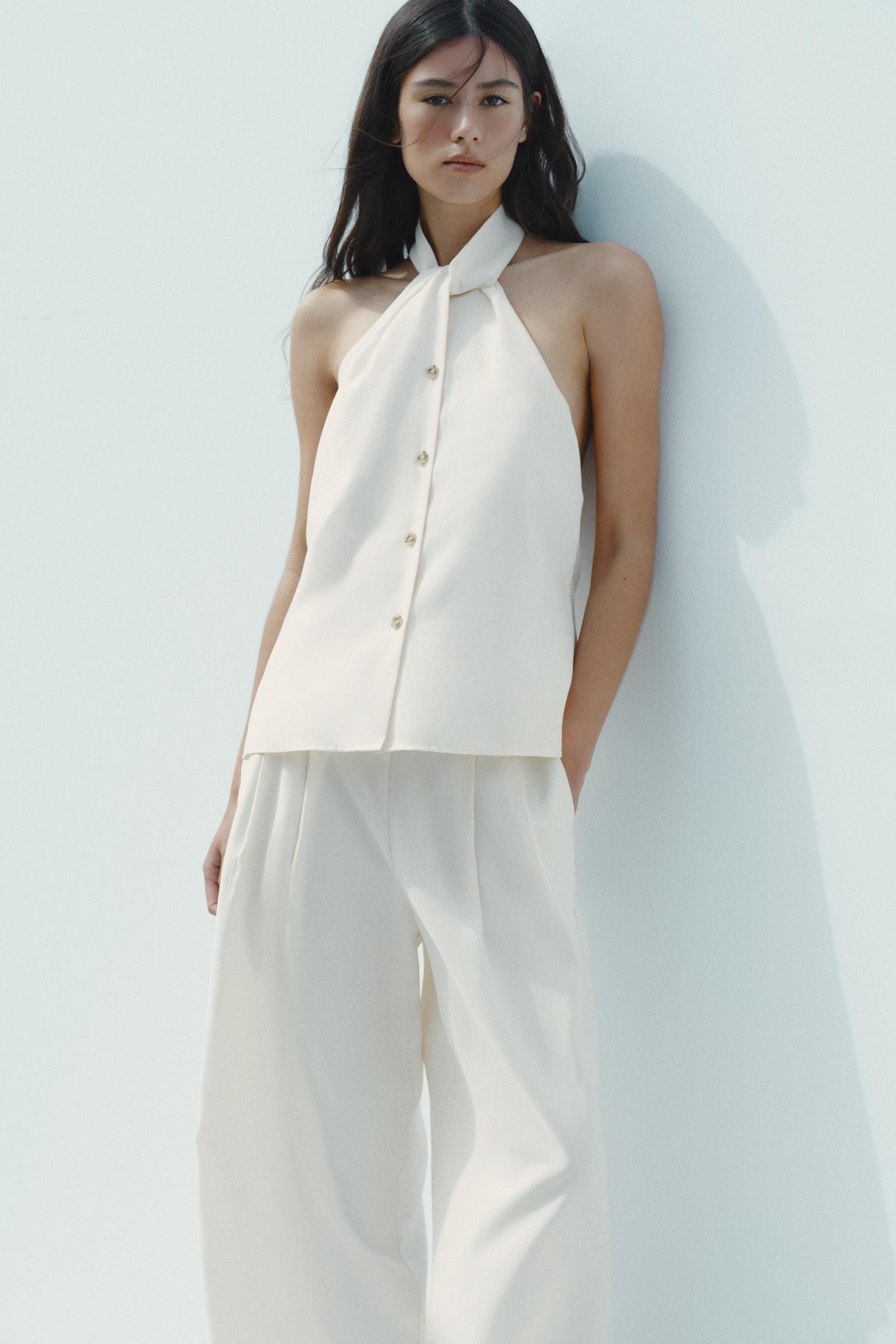 TOP GILET HALTER